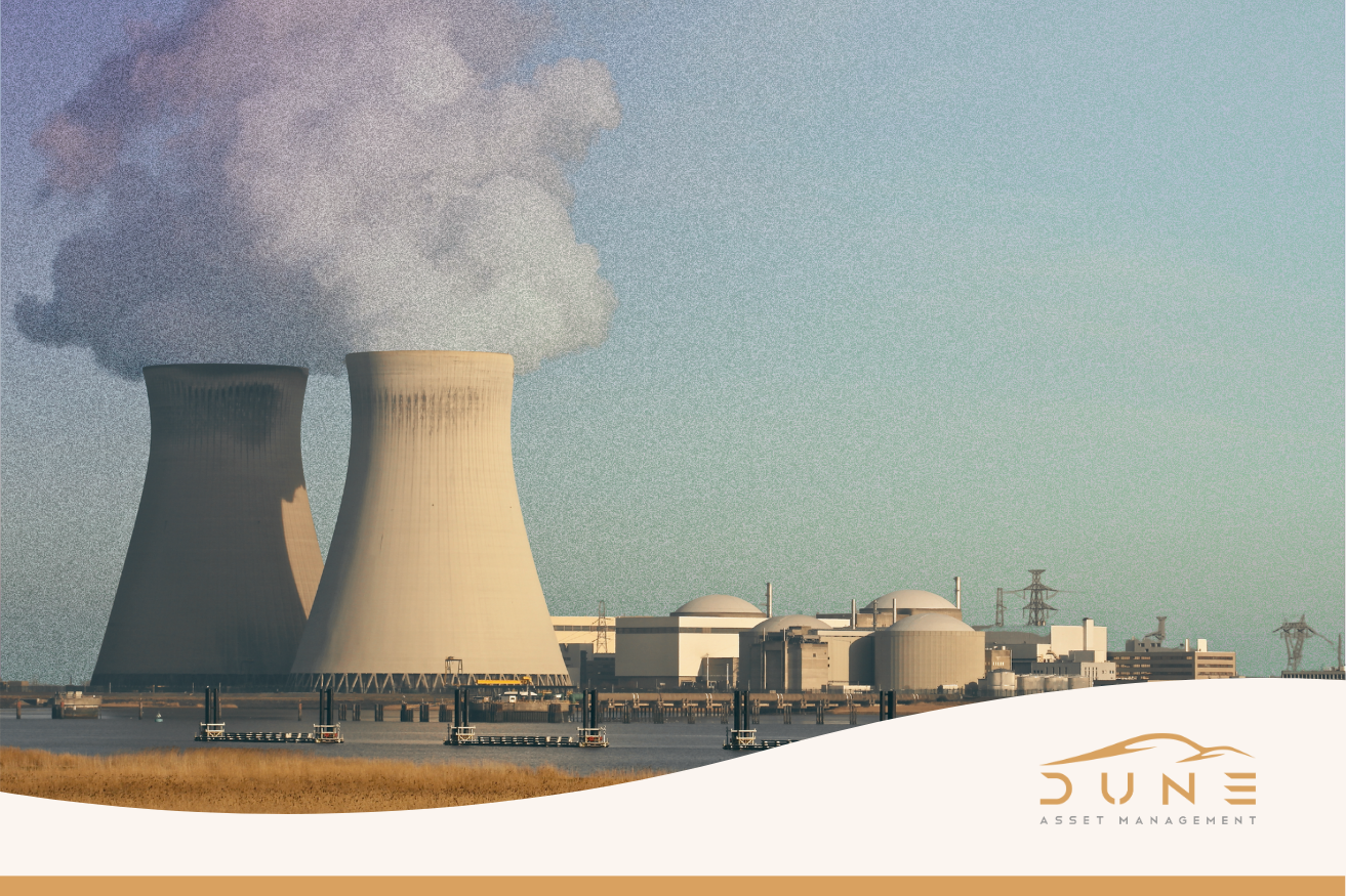 Blog Article Cover Image featuring a nuclear reactor