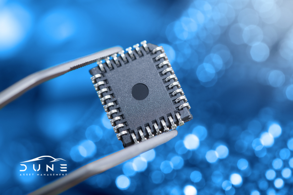 Image of chip meant for quantum computing